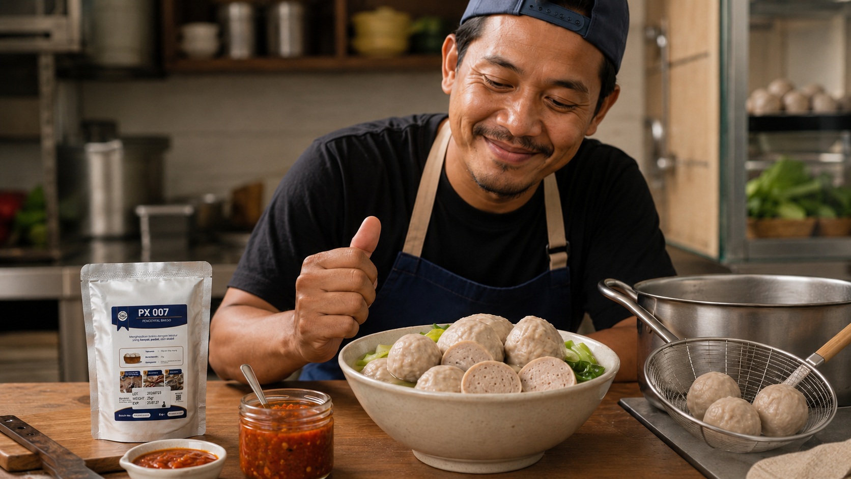 hasil bakso yang diharapkan